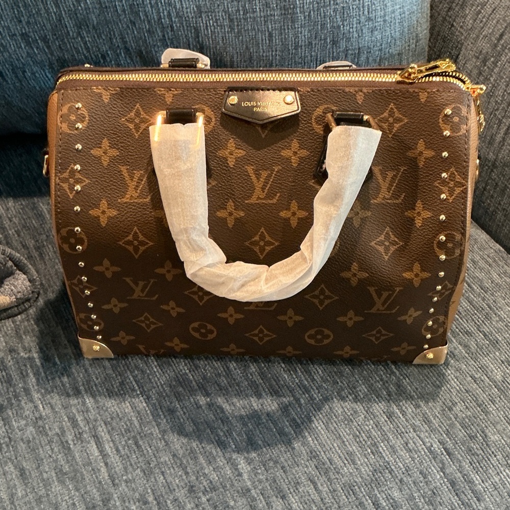 Brown Patterned Handbag - Picture 4 of 10